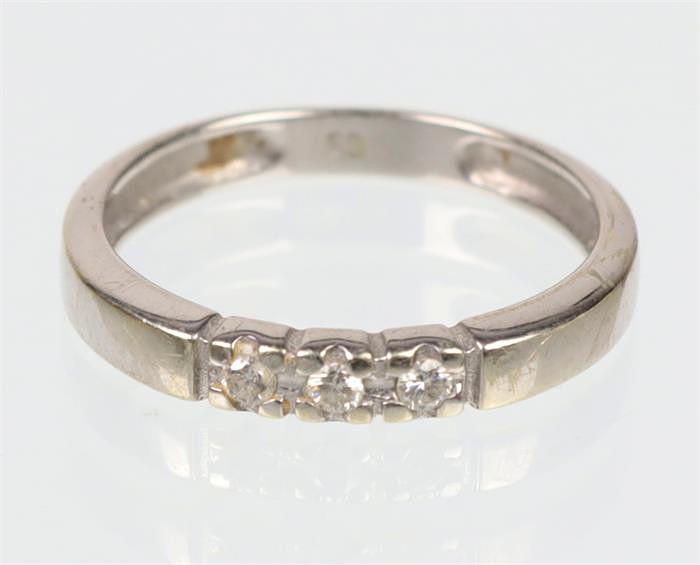 Brillant Ring, Weißgold 585.