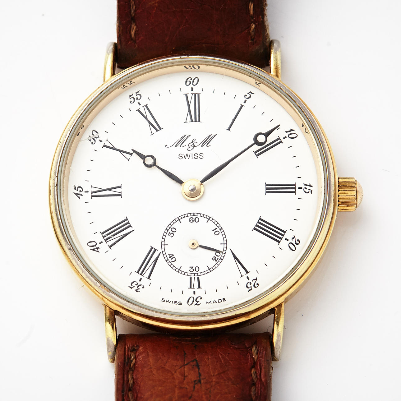 M&M, Armbanduhr, Gold Double.