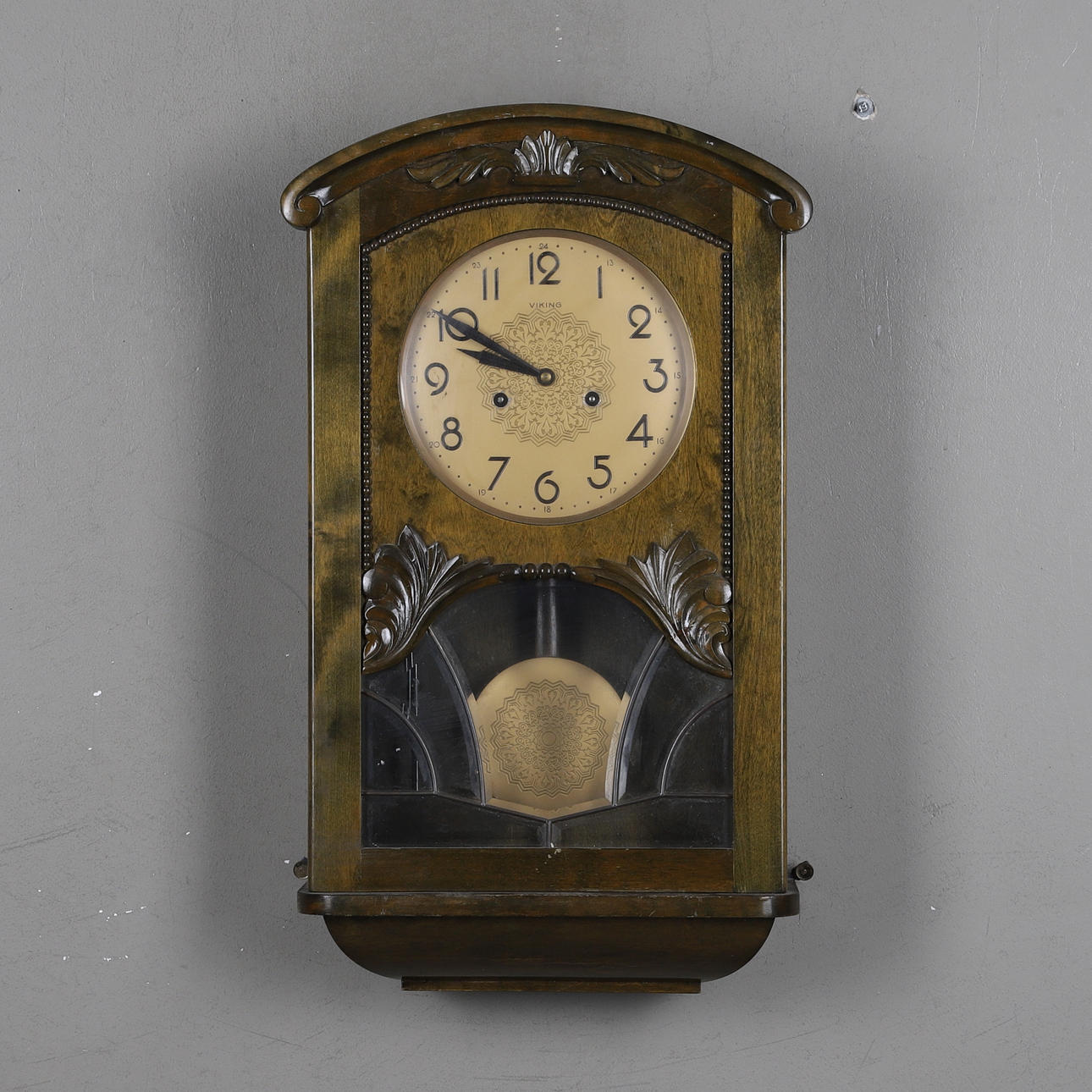 WALL CLOCK, Viking, 20th century.