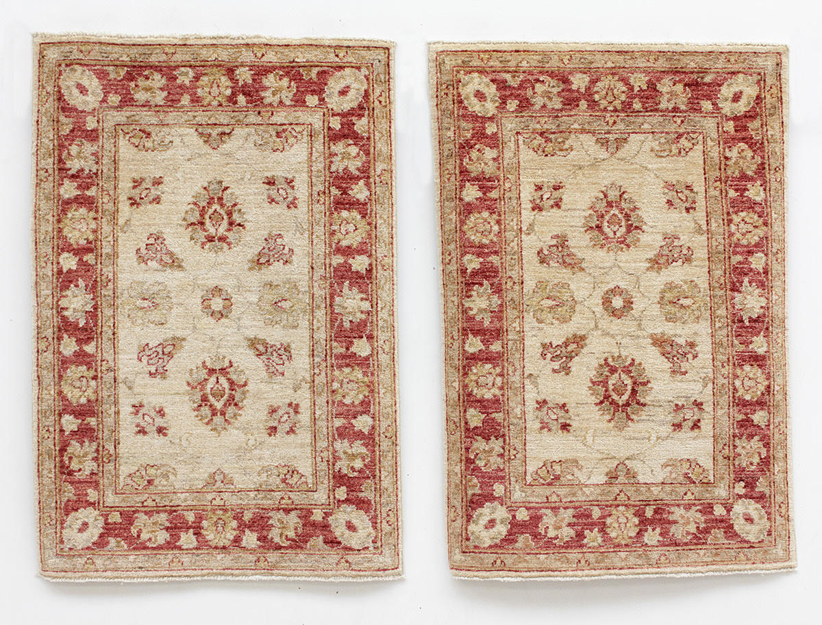 MATTOR, 2 st, orientaliska, Ziegler, 95 x 65 cm.