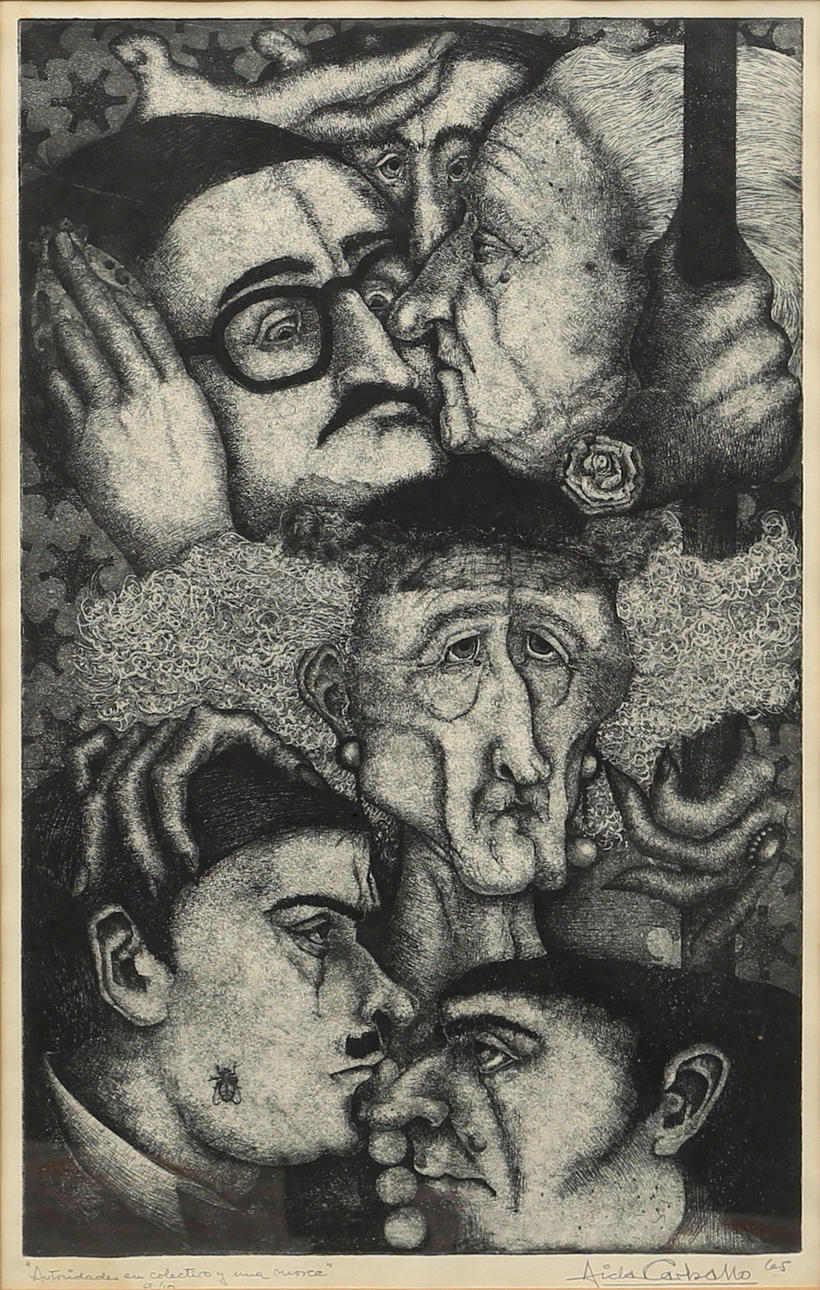 ALDA CARBALLO (ARGENTINA 1919-1985). Titled, etching no. 9/10, signed and dated -65.
