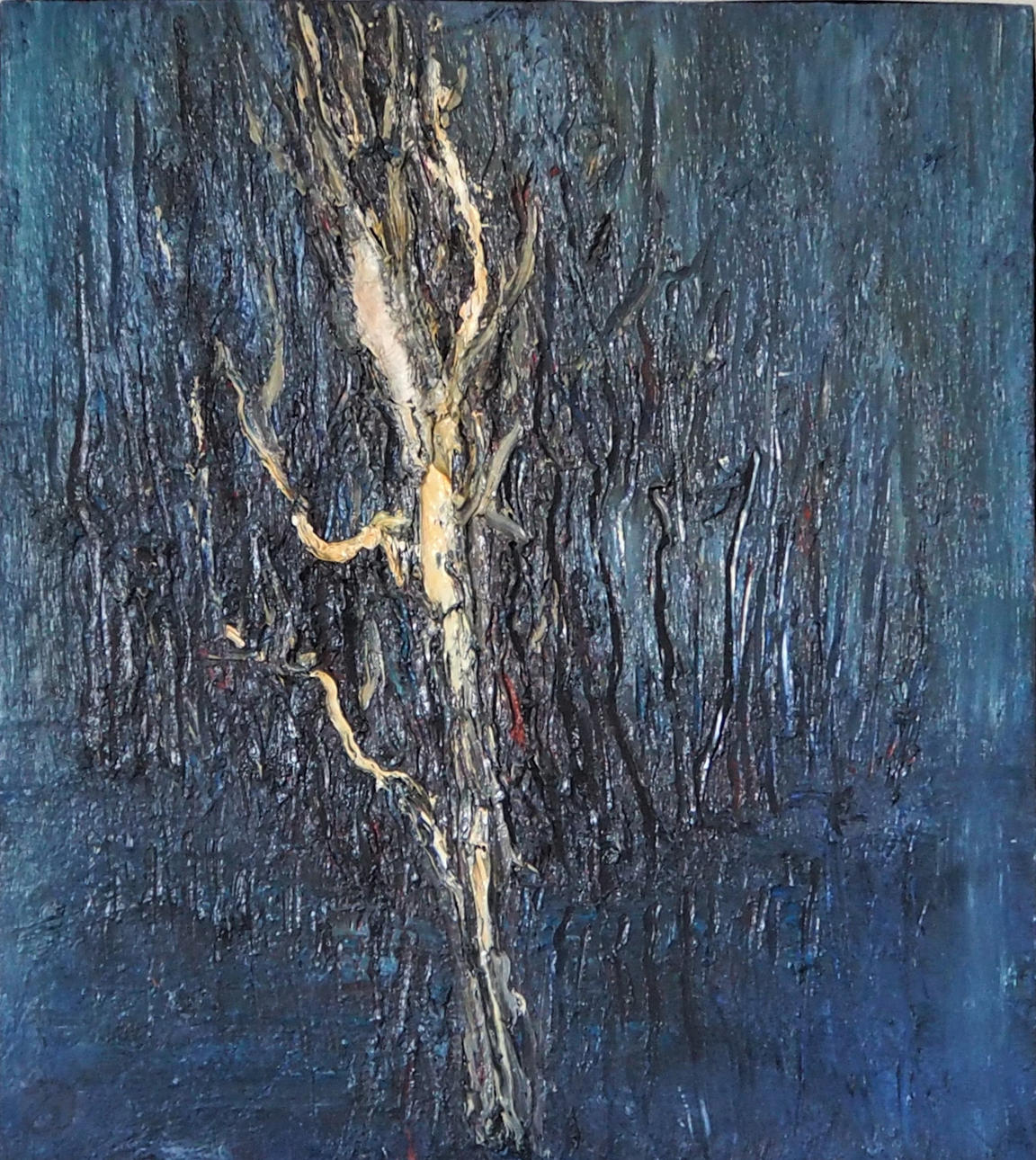 NILS OLSSON. oljemålning.