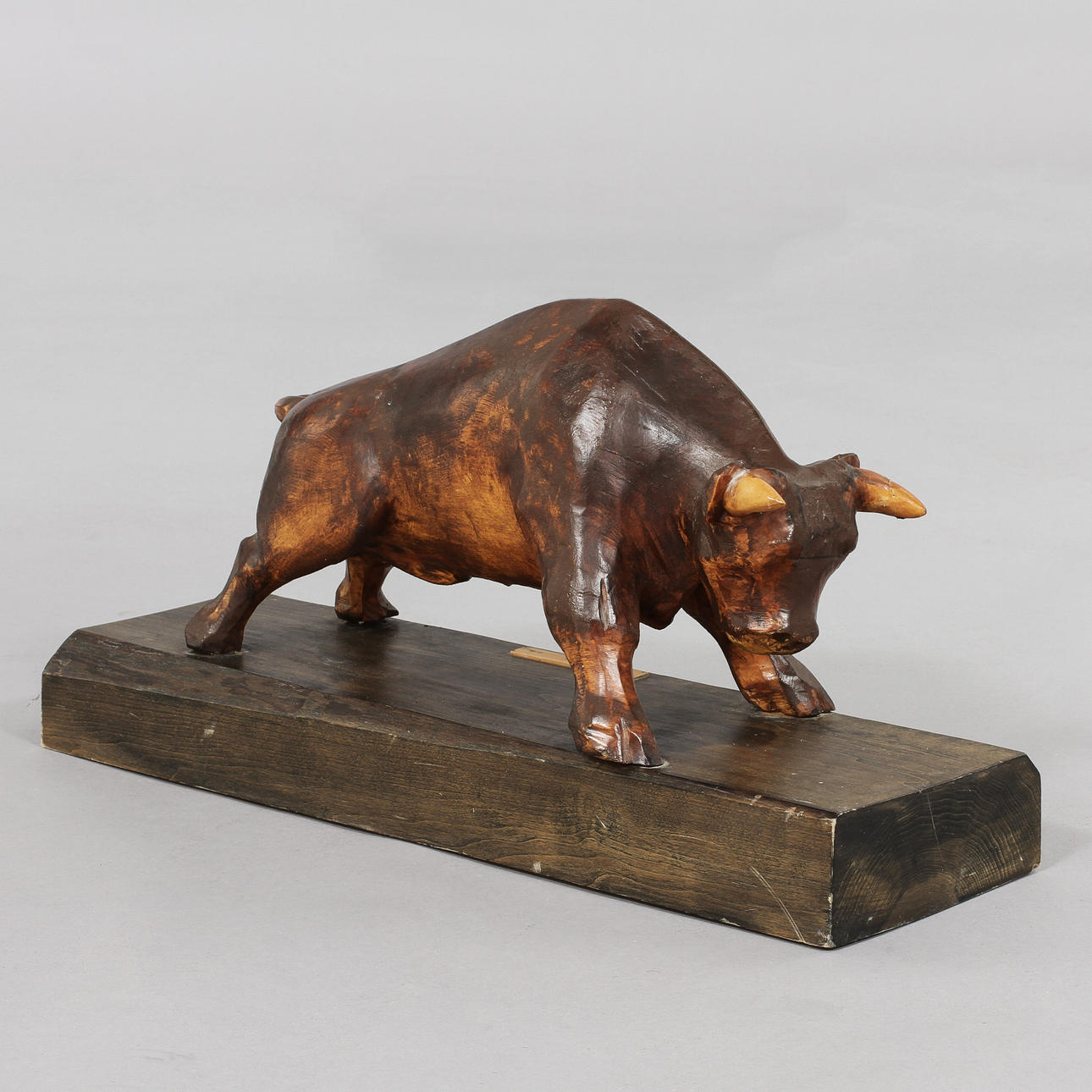 UDO TOLLY, skulptur, trä, sign.