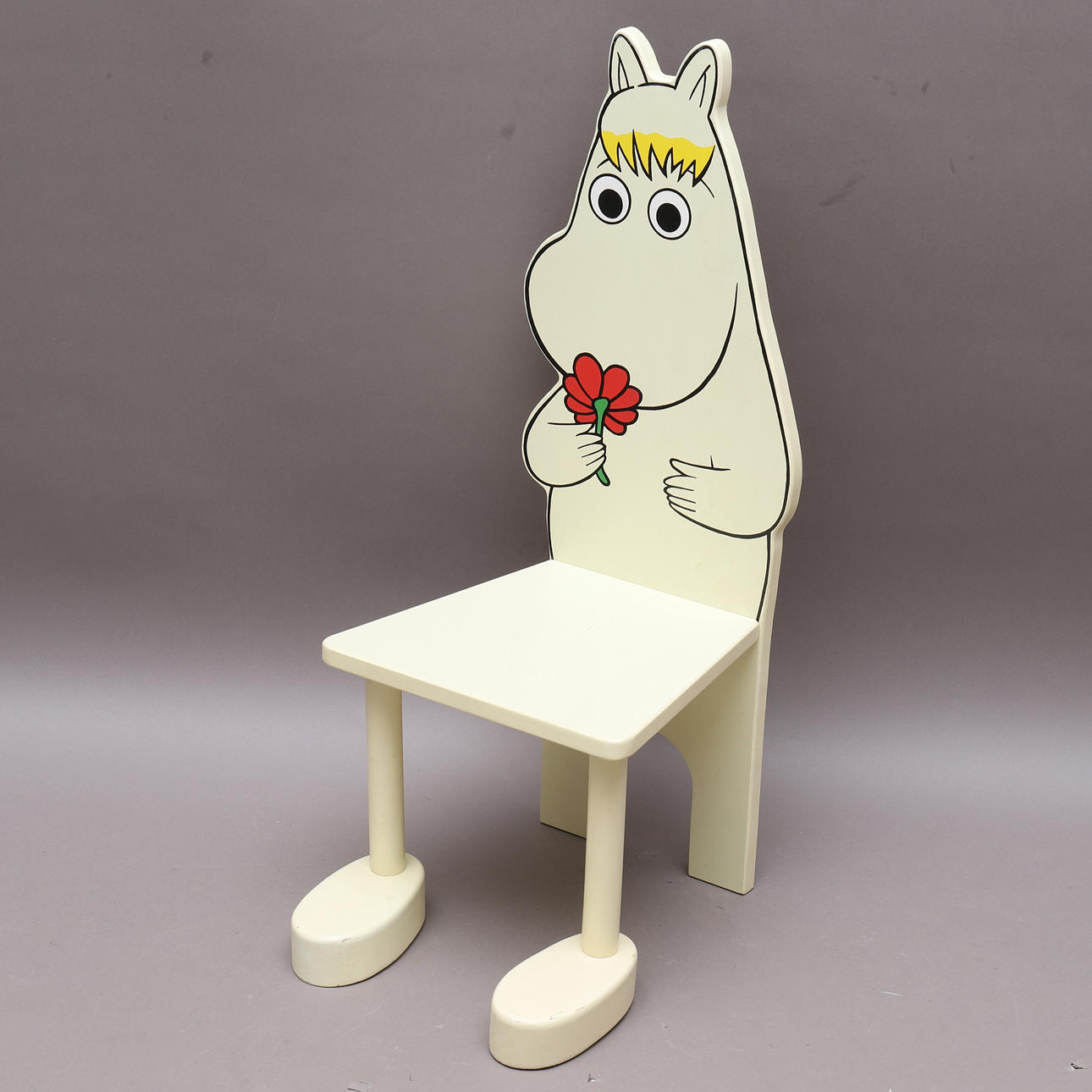 BARNSTOL, muminstol, Snorkfröken, trä.