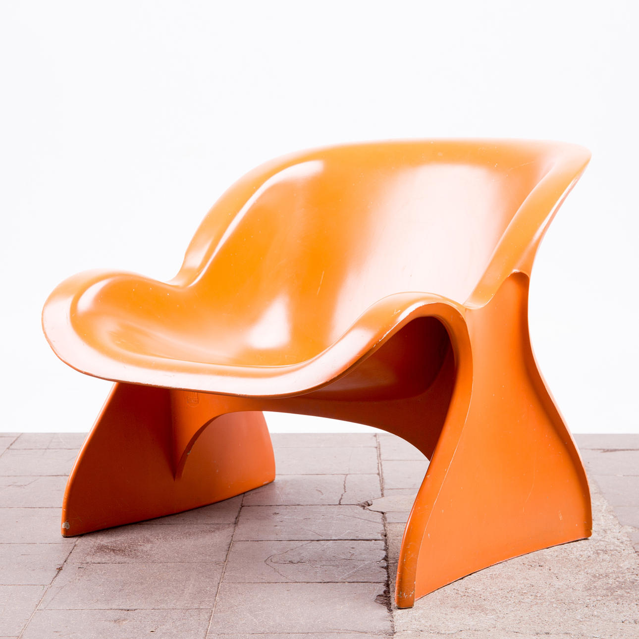 Peter Ghyczy, armchair / chair, model 'Spring', plastic, 1970s