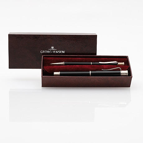 GEORG JENSEN, FYLDEPEN OG BLYANT, 2 DELE.