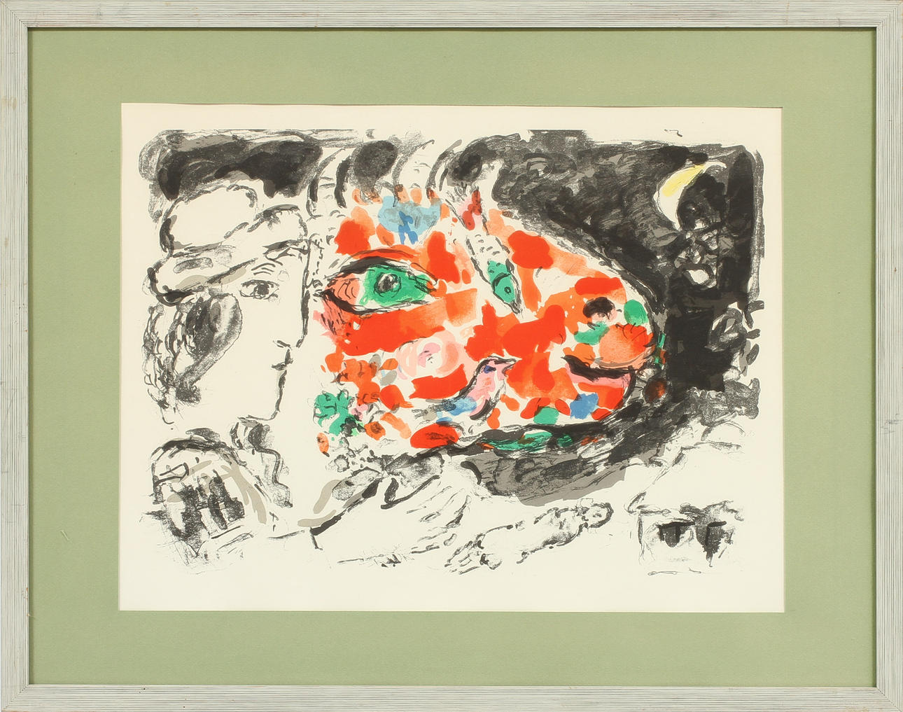 MARC CHAGALL, litografi, efter.