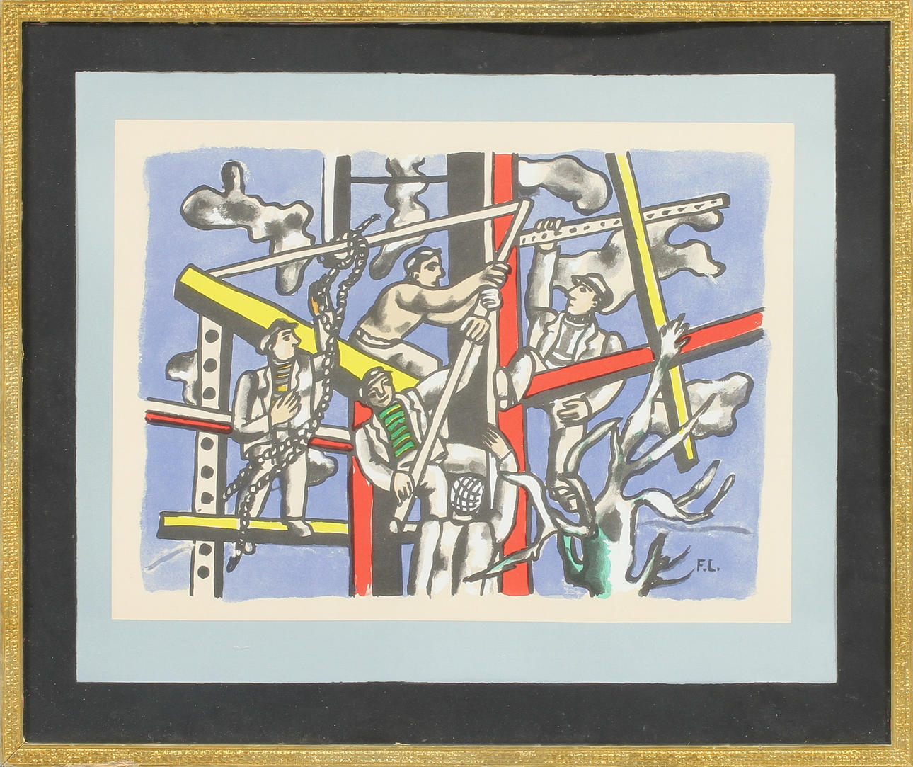 FERNAND LEGÉR, litografi, sign i trycket.