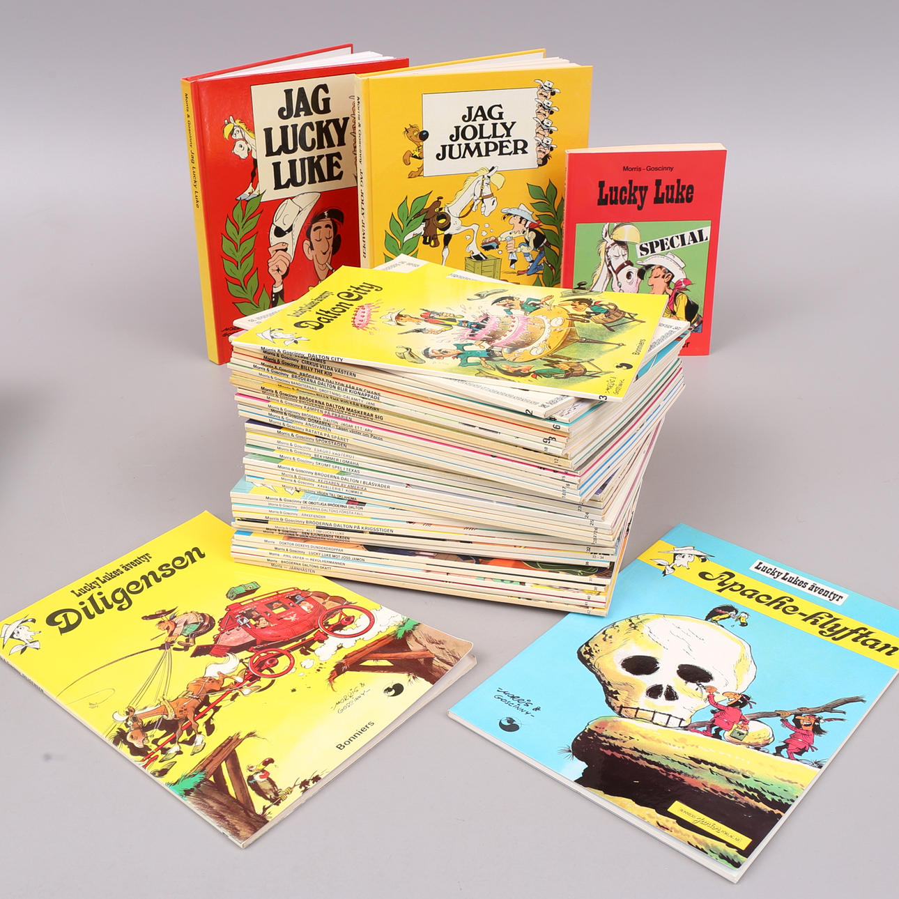 LUCKY LUKE, seriealbum, 43 stk.