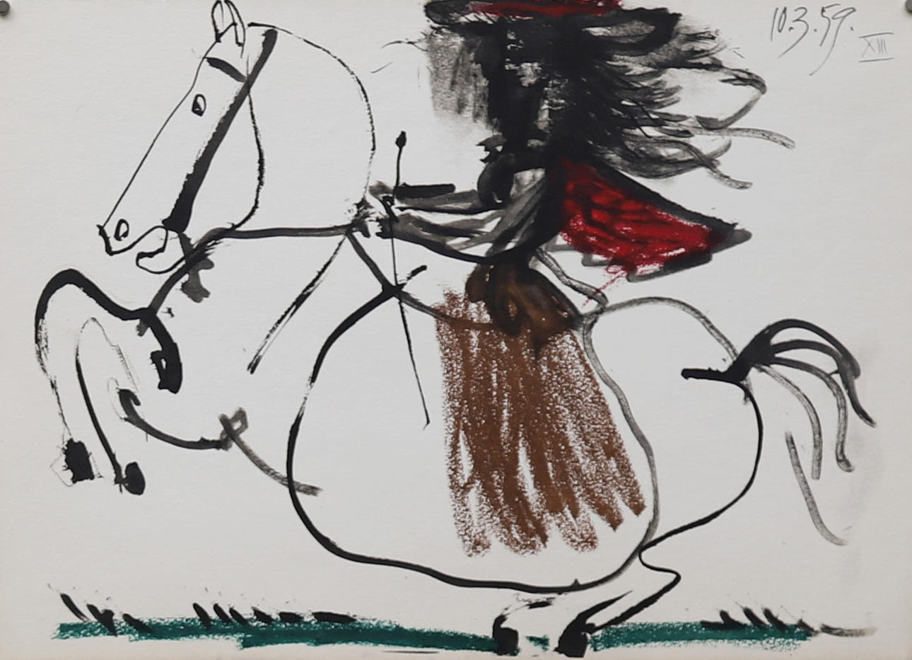 AFTER PABLO PICASSO. Untitled ("Toros y toreros").