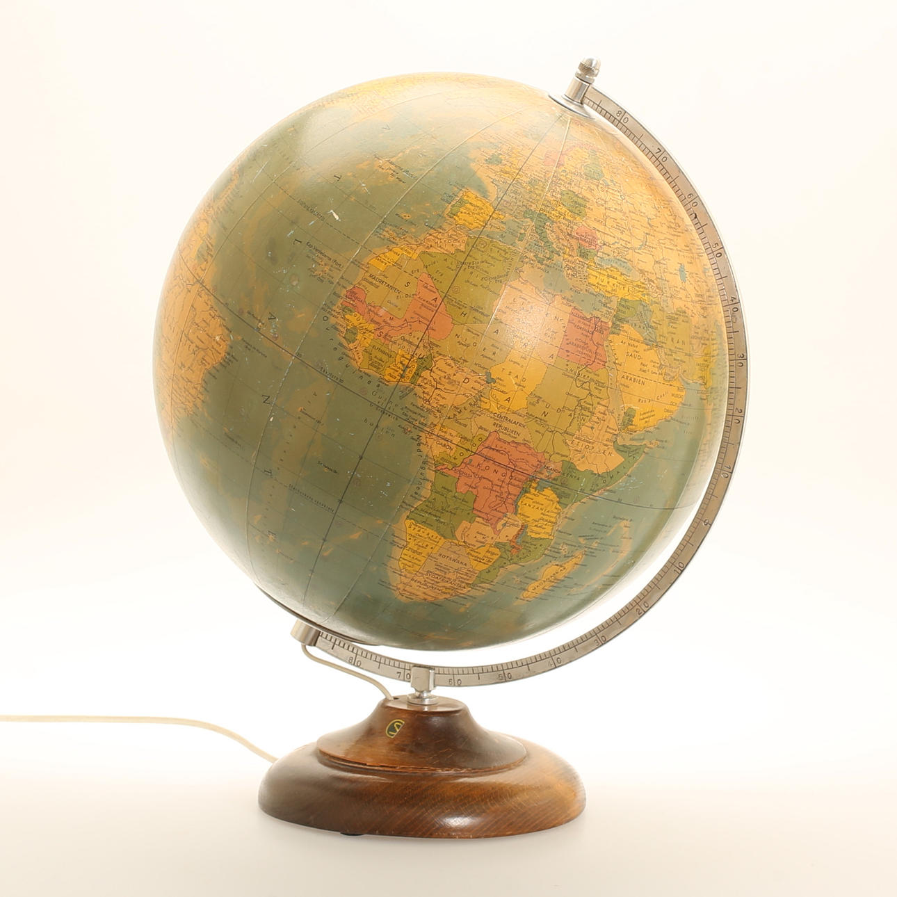 JORDGLOB, glas med belysning, Räth.