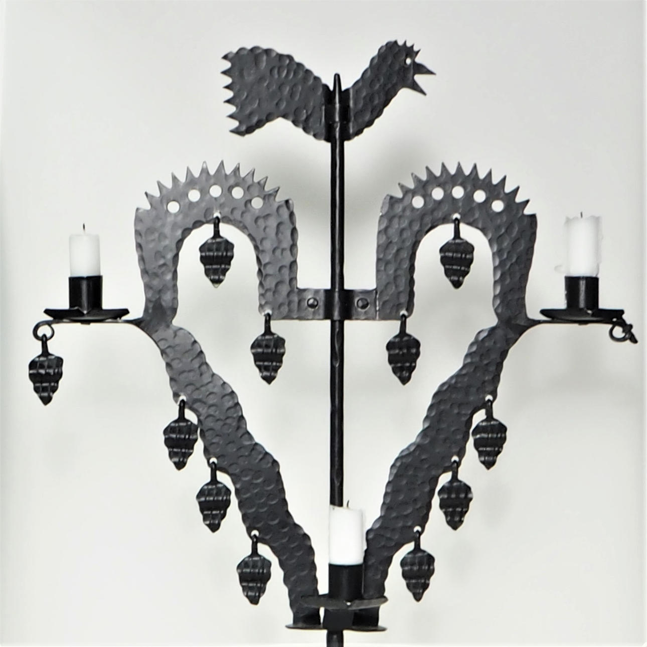 LJUSSTAKE, "Tuppastake", smide, 1900-tal.