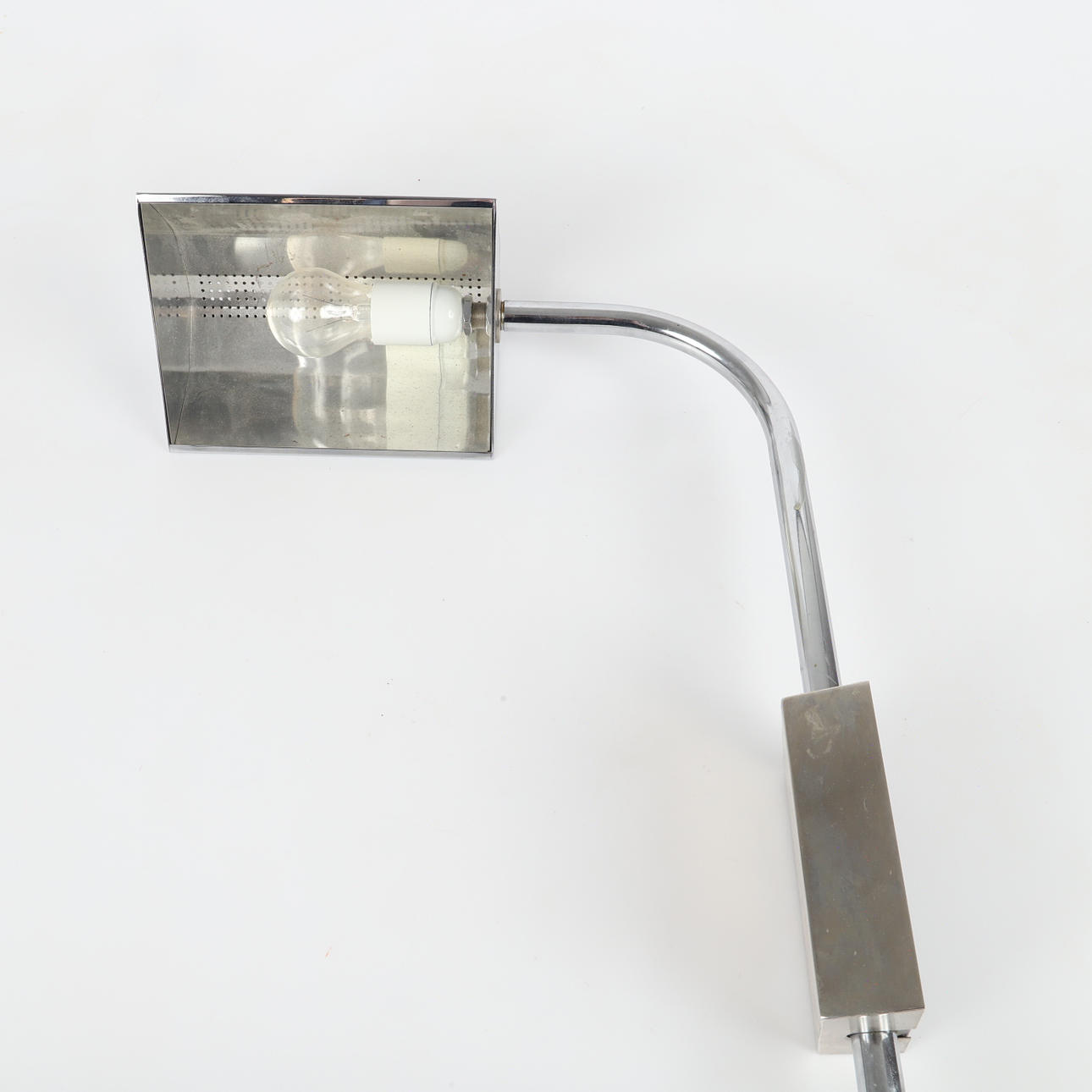 WALL LAMP, chrome, NAFA.