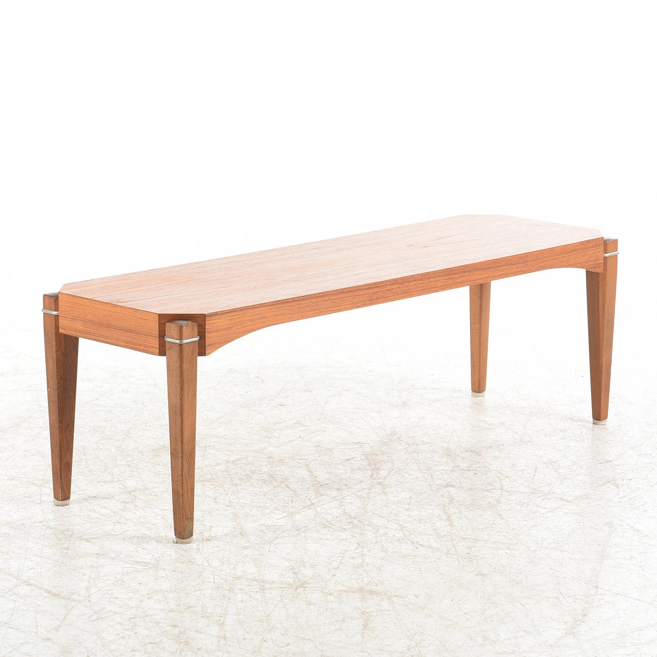 SIDOBORD/BÄNK, teak.