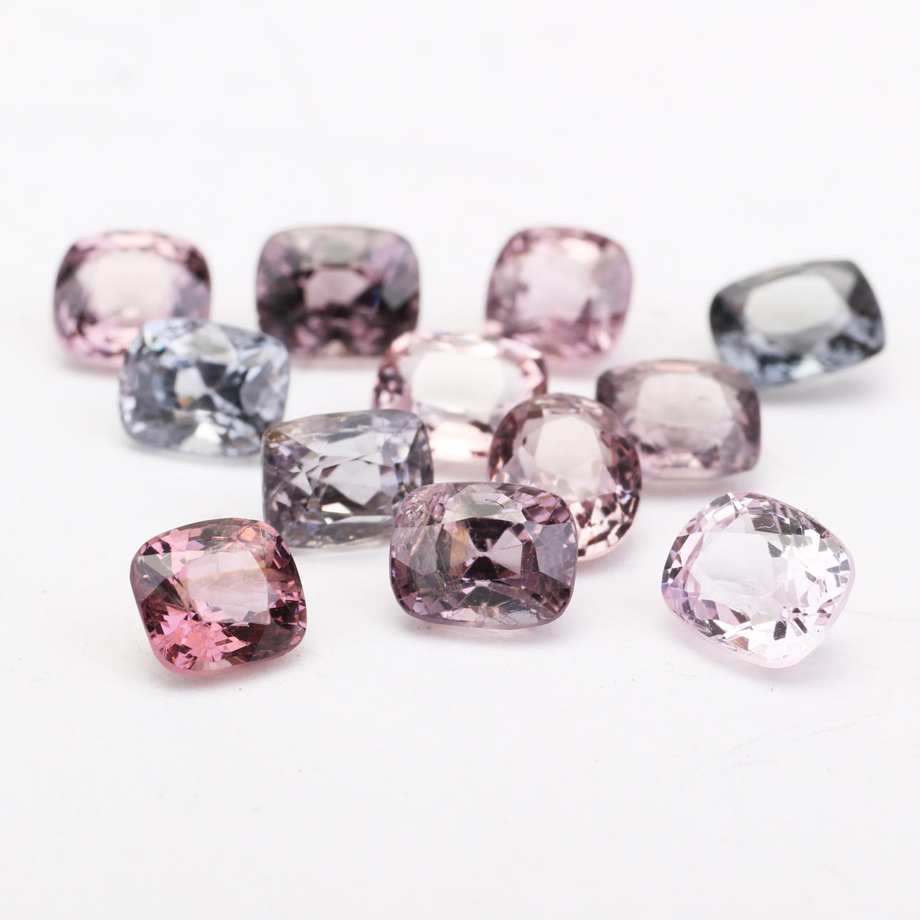 ESPINEL, 12 uds, rosa violeta, 8,60 ct.