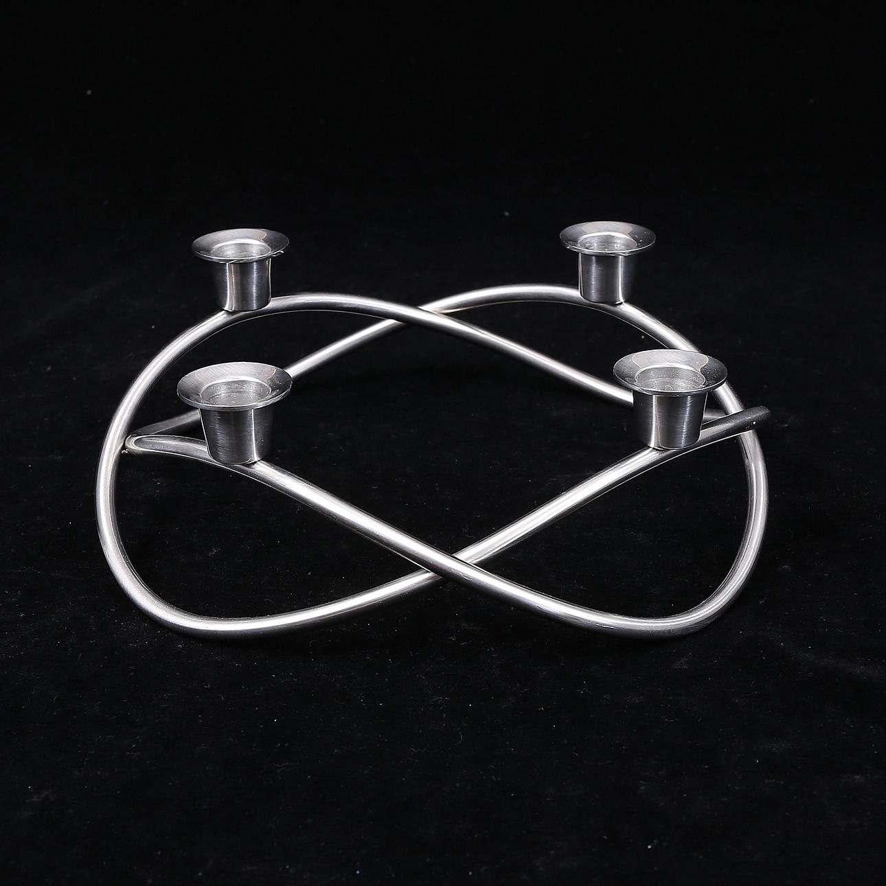 GEORG JENSEN. Candlestick, stainless steel.