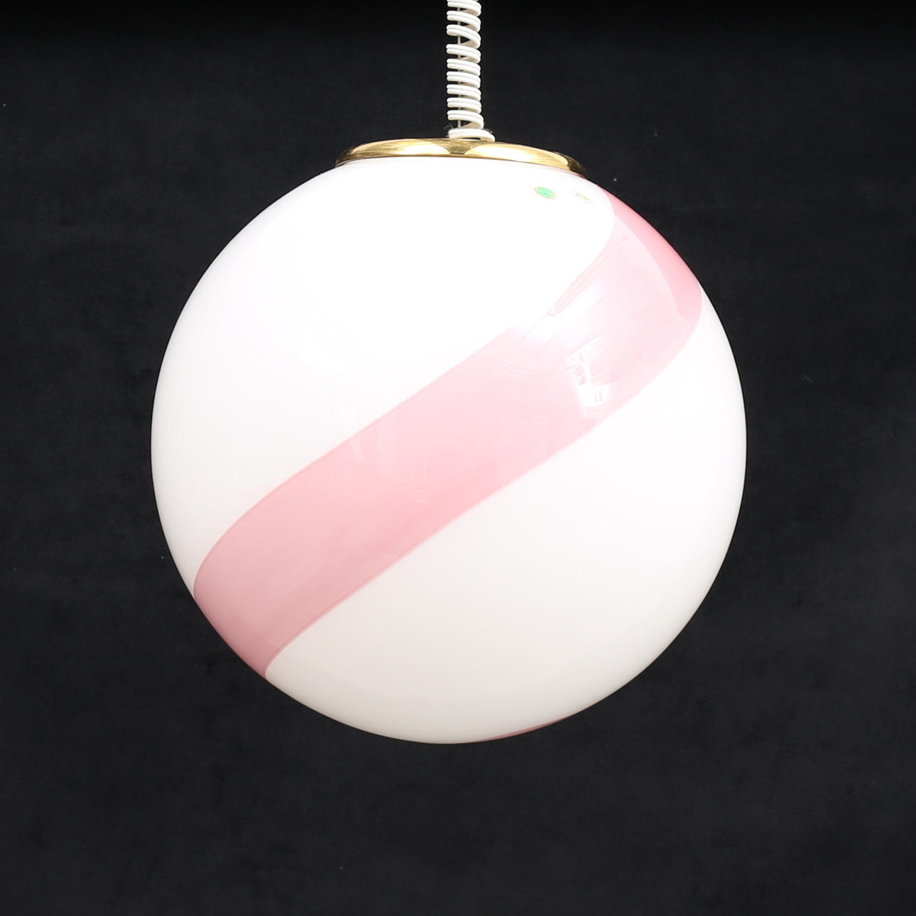 TAKLAMPA, glas, Milano, Italien, 1900-talets sista kvartal.