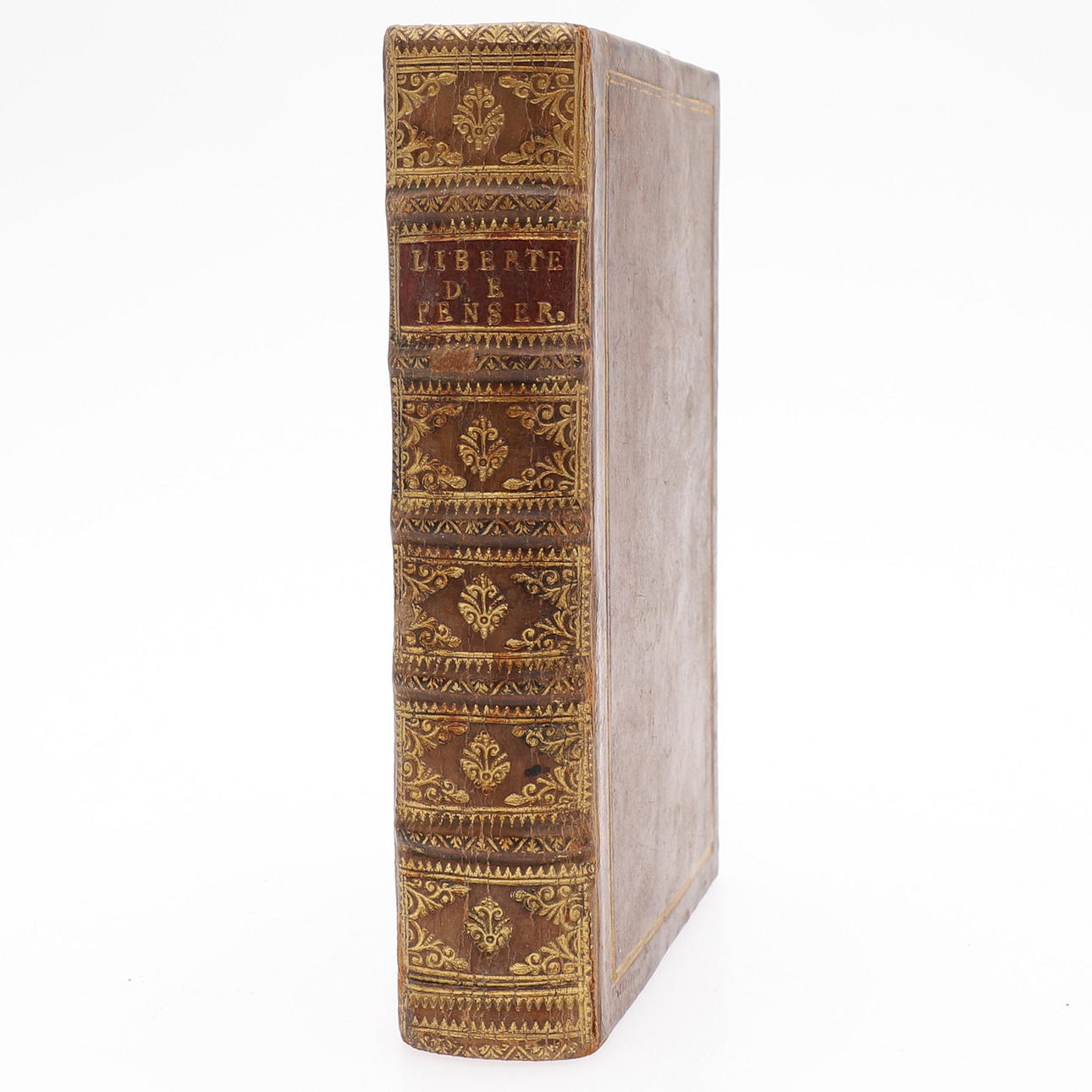ANTHONY COLLINS DISCOURSE SUR LA LIBERTÉ DE PENSER ET DE RAISONNER 1717 - WITH ANSWERS.