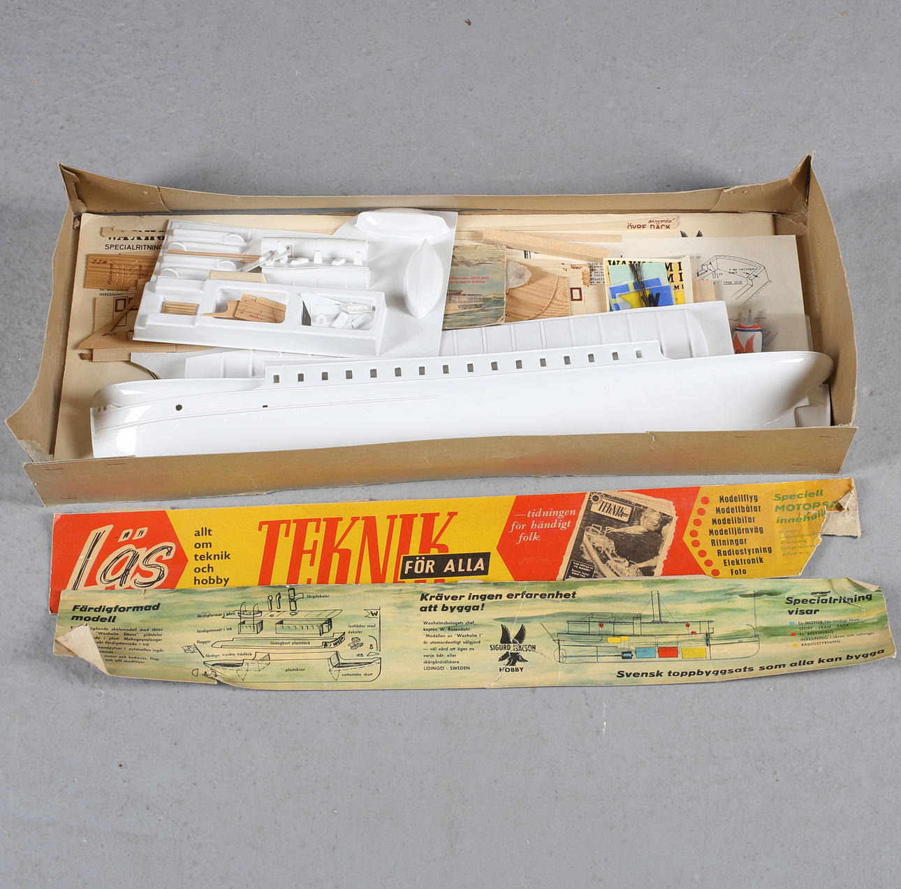 BYGGSATS, båt, "Waxholm I".