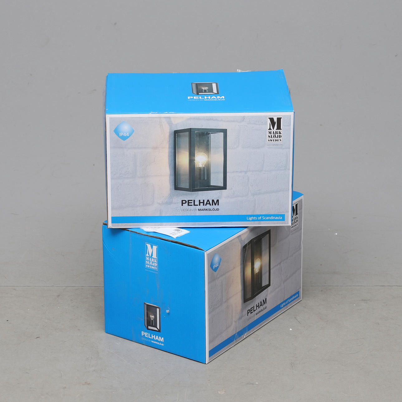 VÄGGLAMPOR, ett par, "Pelham", Markslöjd, 2000-tal.
