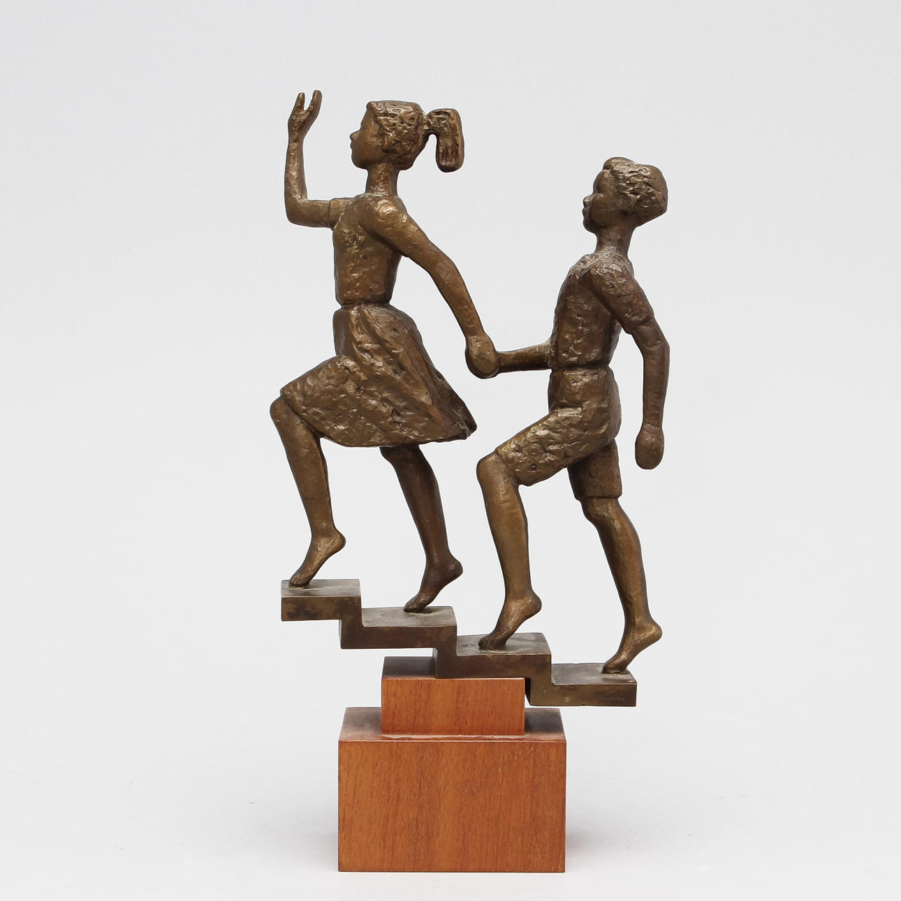 EMIL NÄSVALL, skulptur, brons, sign.