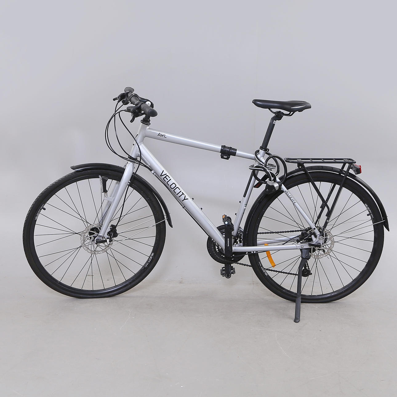 CYKEL, Arl, Velocity, grå, herr.