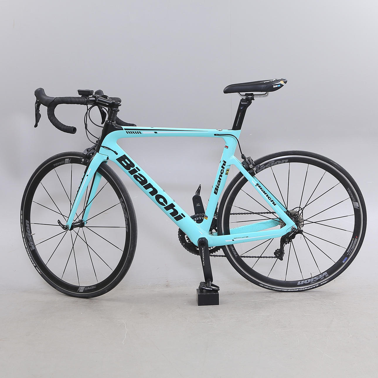 BICICLETA, Bianchi, verde, corredor, 22 marchas.