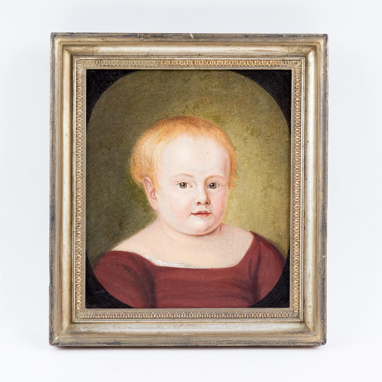 Ukendt kunstner, Biedermeier-maleri, portræt af et barn.