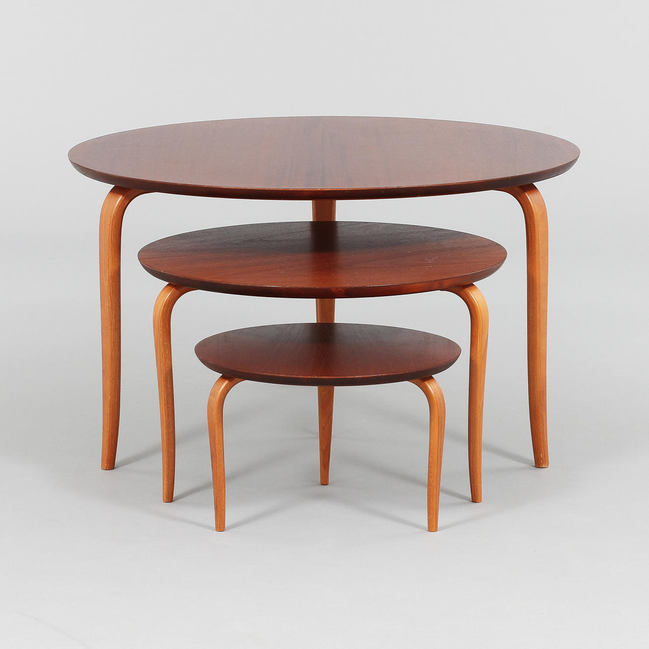 SATSBORD, 3 delar, "Annika", Bruno Mathsson, Dux.