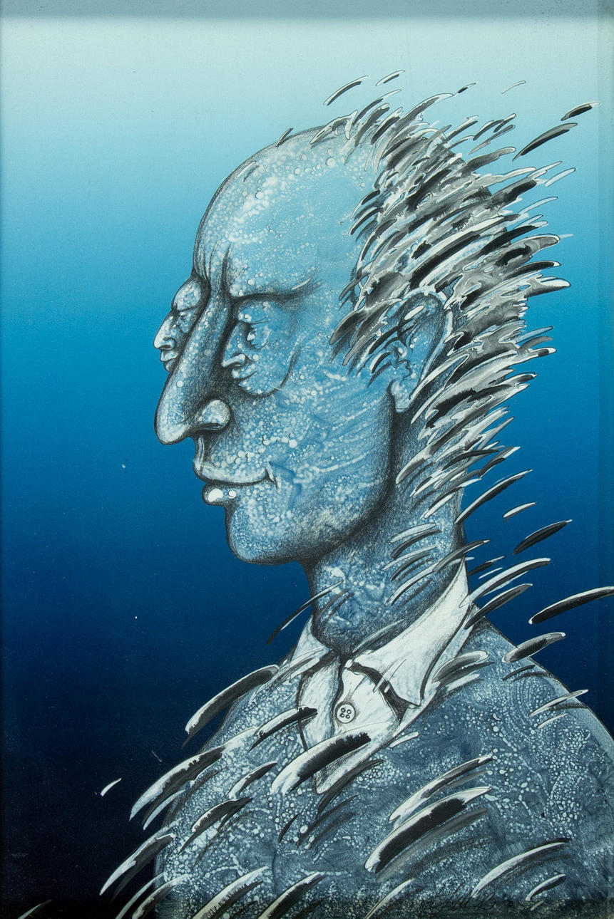 JULIAN DZIAMSKI (GEB. 1956). Portrait.