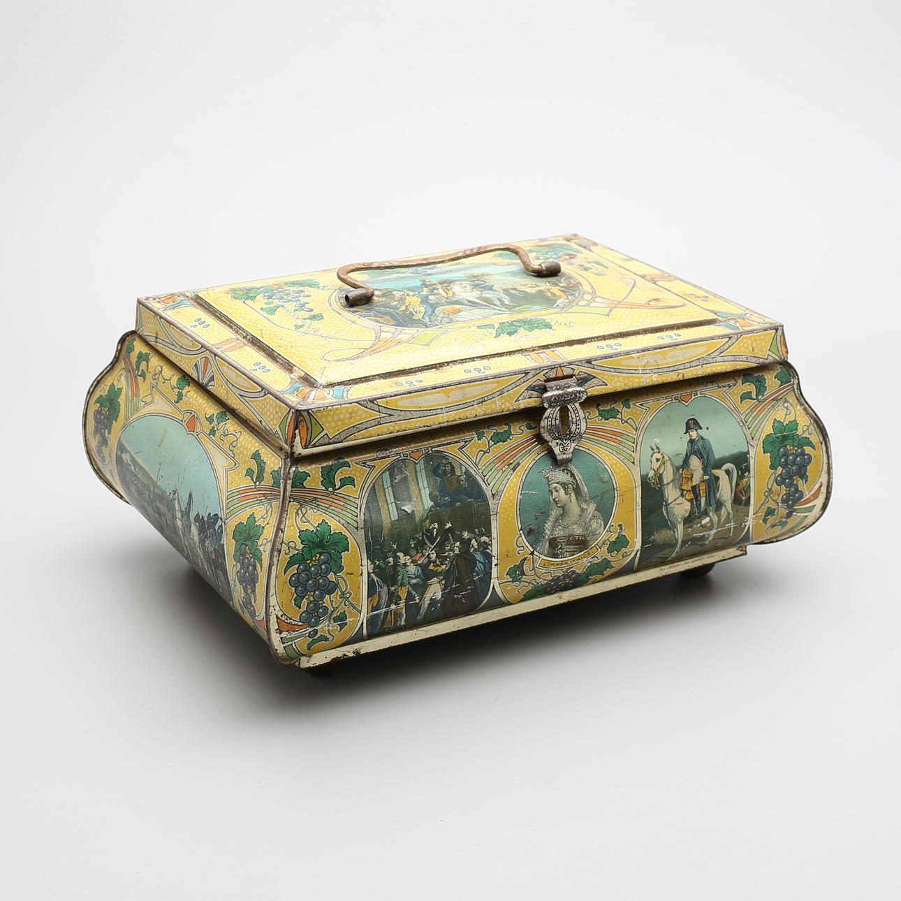 PLÅTBURK, jugend, Bekkers & Zoon, Dordrecht, Holland, 1910-tal.