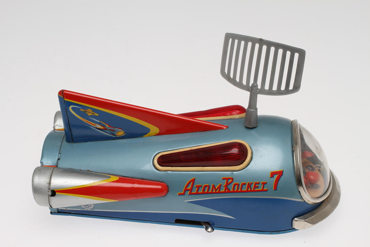 MODERN TOYS rymdfarkost ATOM ROCKET 7, batteridrift.