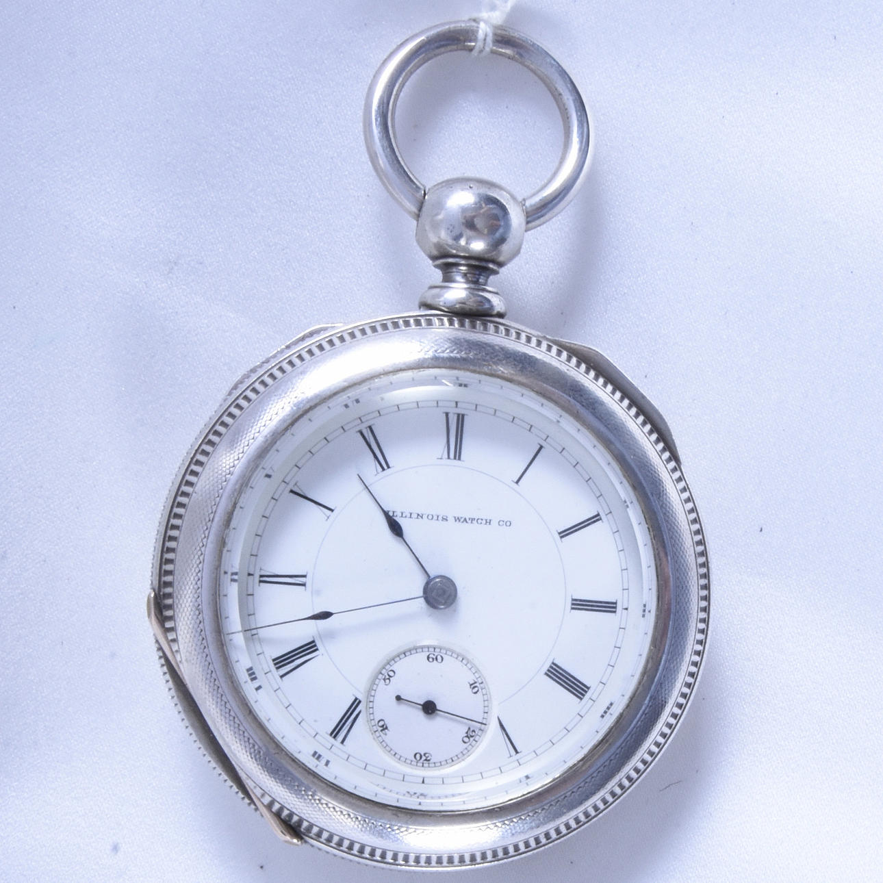 POCKET WATCH, silver, Illinois Watch Co.