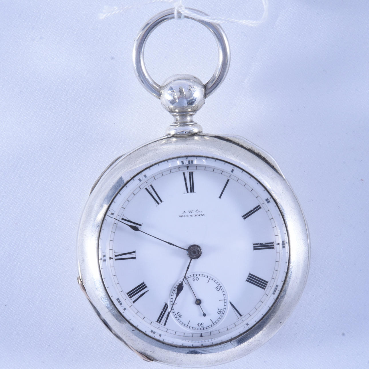 POCKET WATCH, silver, AW Co Waltham, 1884.