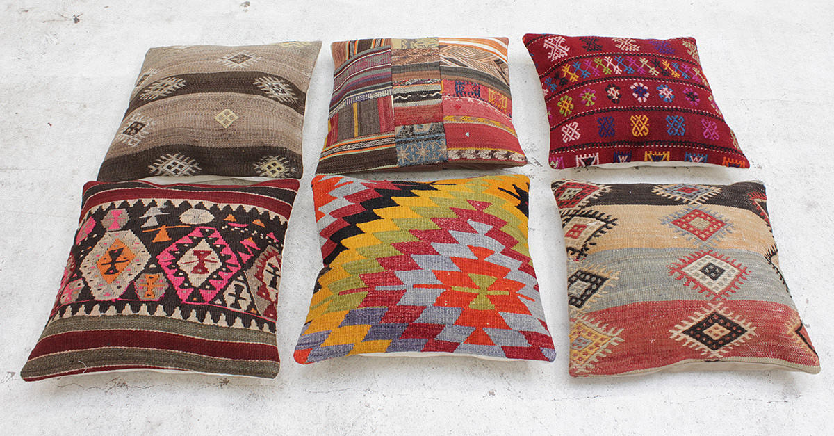 KUDDFODRAL, 6 st, ca. 50 x 50 cm.