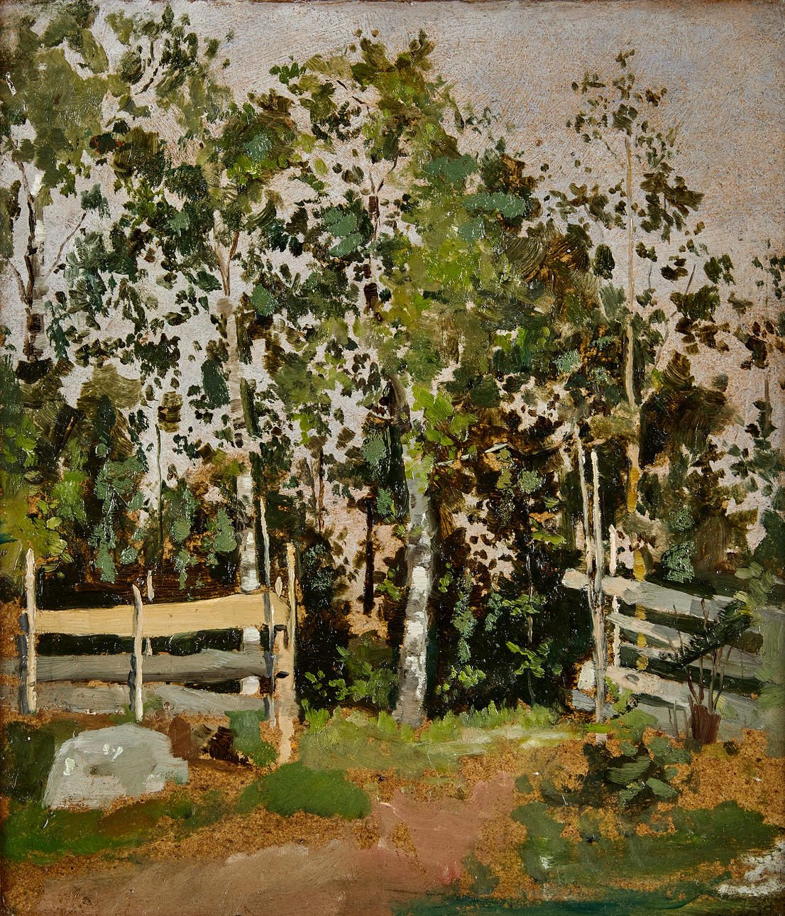 EDVARD MUNCH. Norwegen 1863-1944, Fra Vestre Aker, hergestellt 1882.