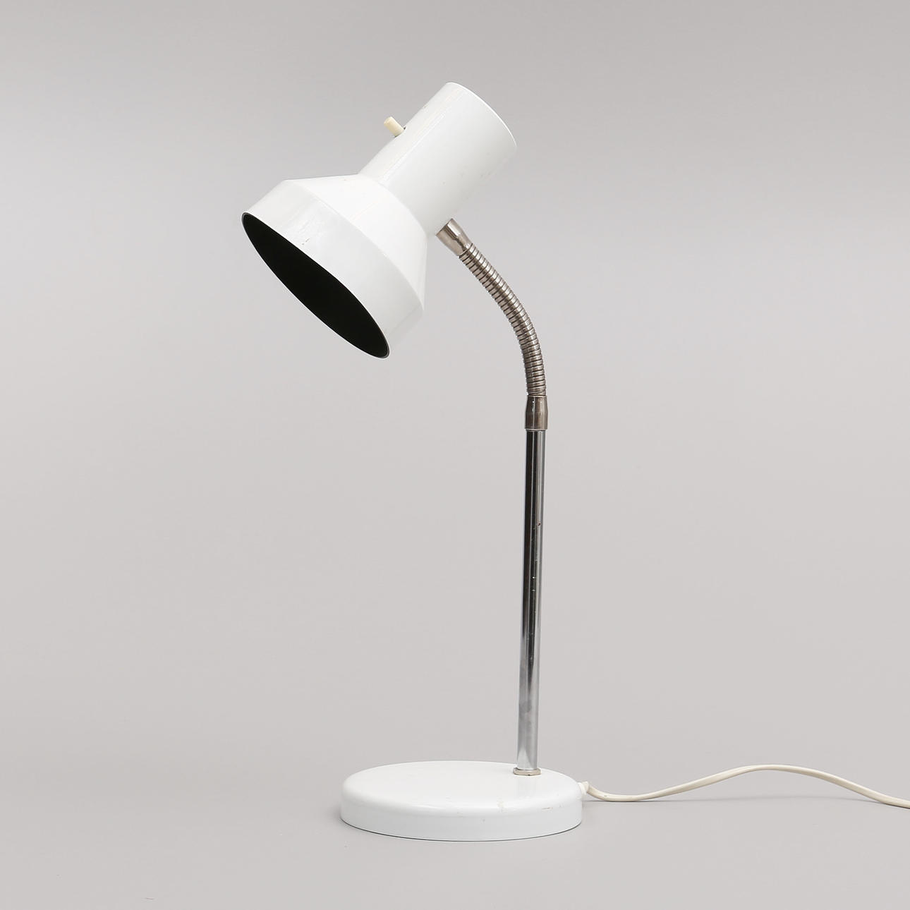 TABLE LAMP, industrial style, mid-20th century.