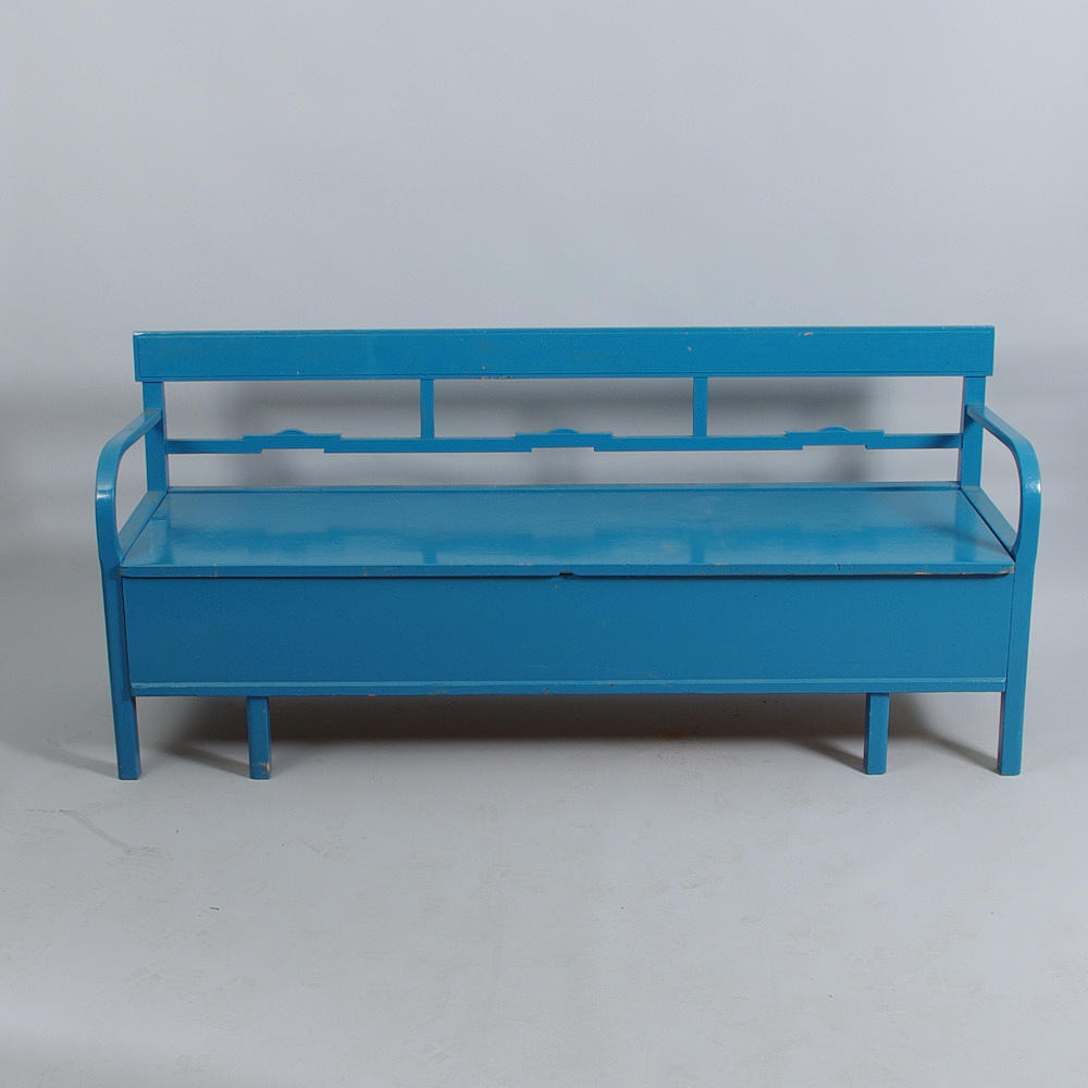 KÖKSSOFFA, blåmålad fur, 1930-tal.