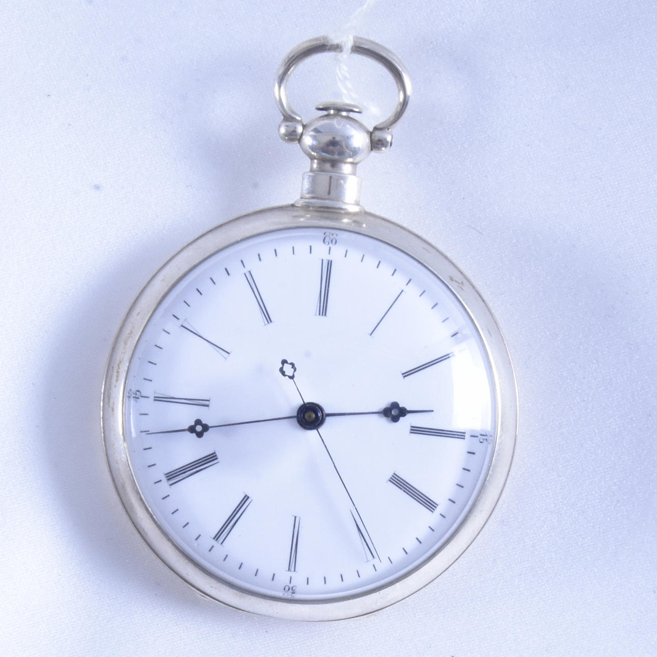 POCKET WATCH, silver, Duplex, circa 1860.