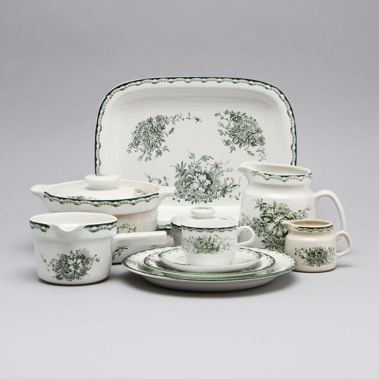 SERVIS, "Gröna Anna", Rörstrand, 60 delar.