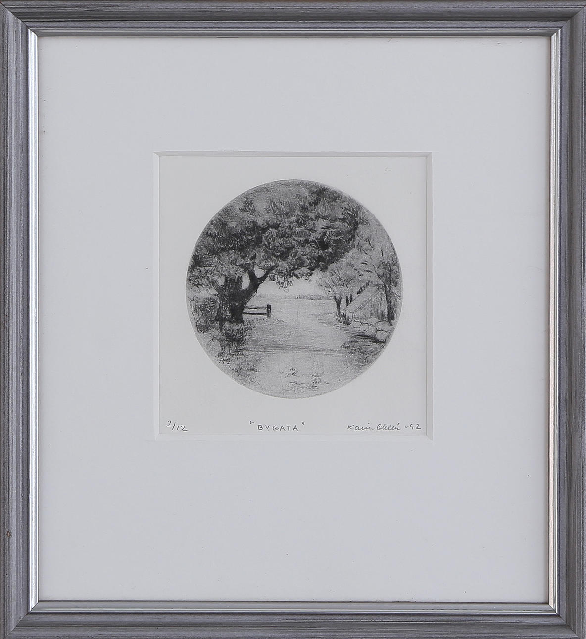 KARIN OHLÉN. MINILITO, signed, 1900s.