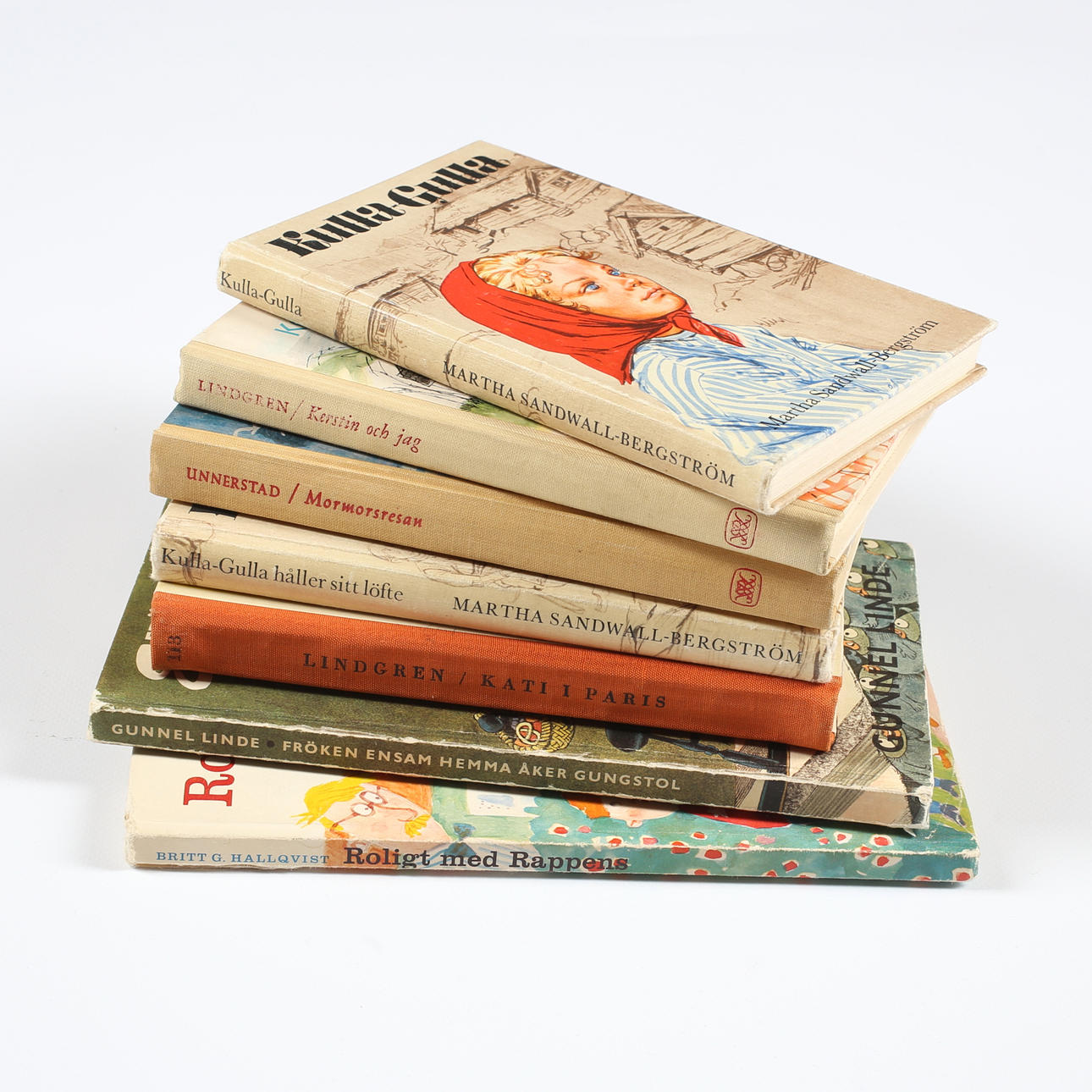 BARNBÖCKER, 7 st, 1950/60-talet.