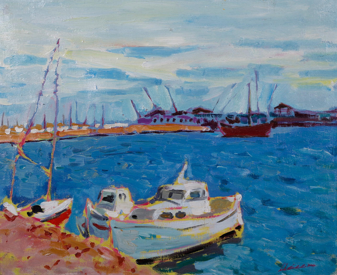 TERESA LLÀCER. Port view.