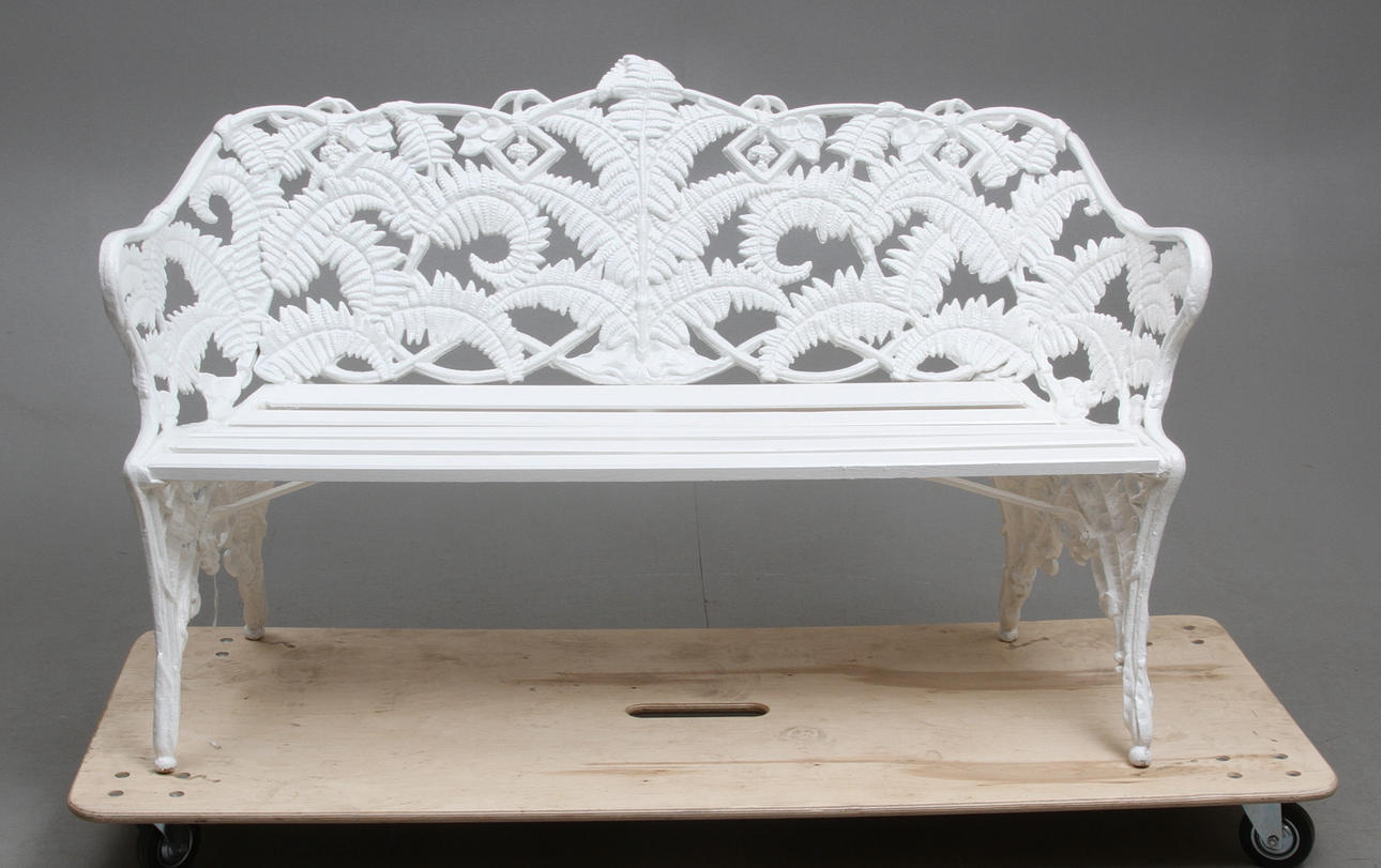 TRÄDGÅRDSSOFFA, gjutjärn, 1900-tal.