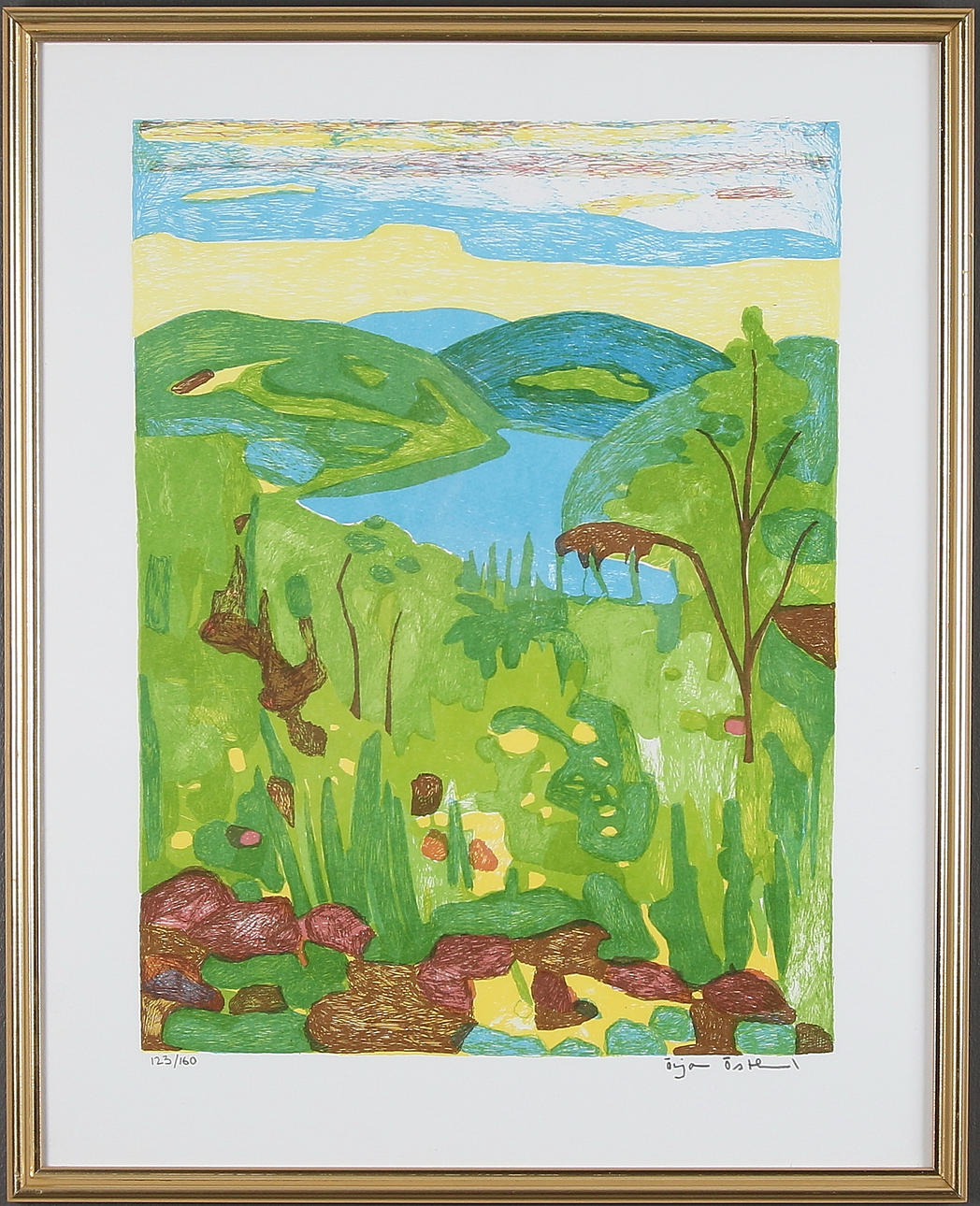 PARTI FÄRGLITOGRAFIER, 2 st signerad och numrerade.