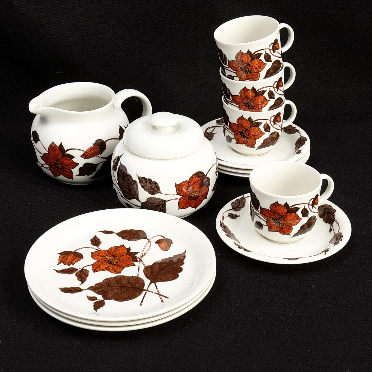 ARABIA Tea for two 食器セット COFFEE SET, 9 pieces, porcelain, 