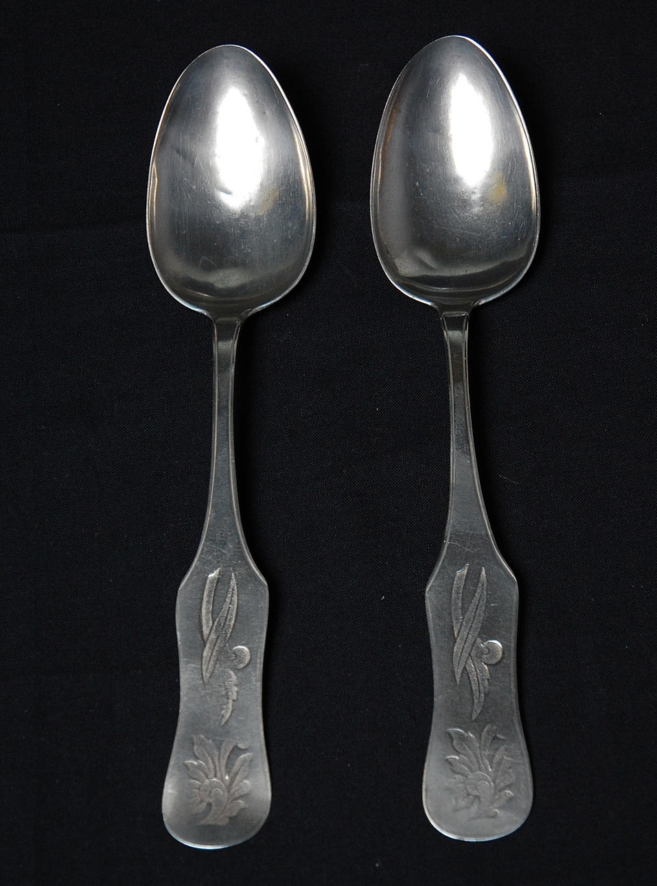 MATSKEDAR, silver, stämplade J.F.Tynelius, Helsingborg, 1880.