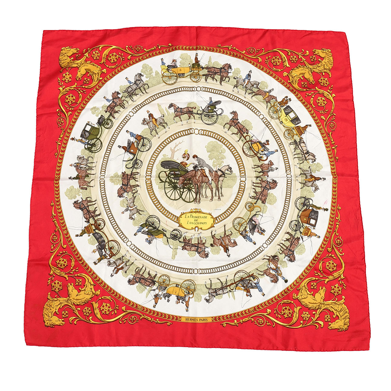 SCARF, "La Promenade de Longchamps", Hermès.