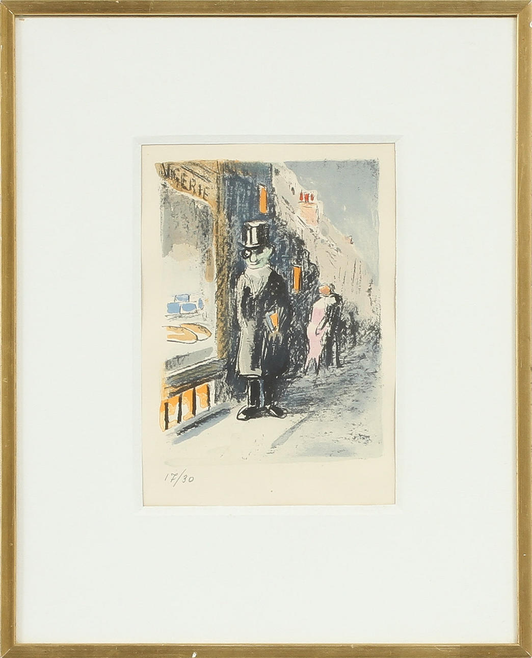 KEES VAN DONGEN, efter, färglitografi, numr 17/30.