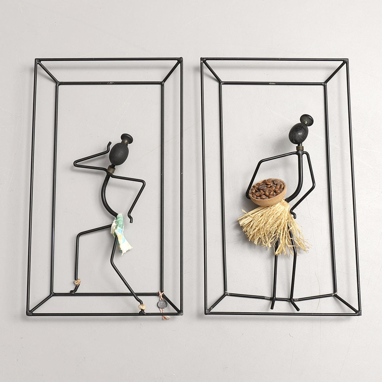 BROR BONFILS, stringarbeten, 2 st, Danmark, 1900-talets mitt.